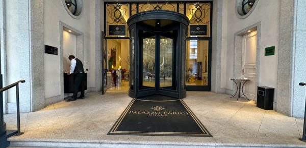 Palazzo Parigi Milan Entrance