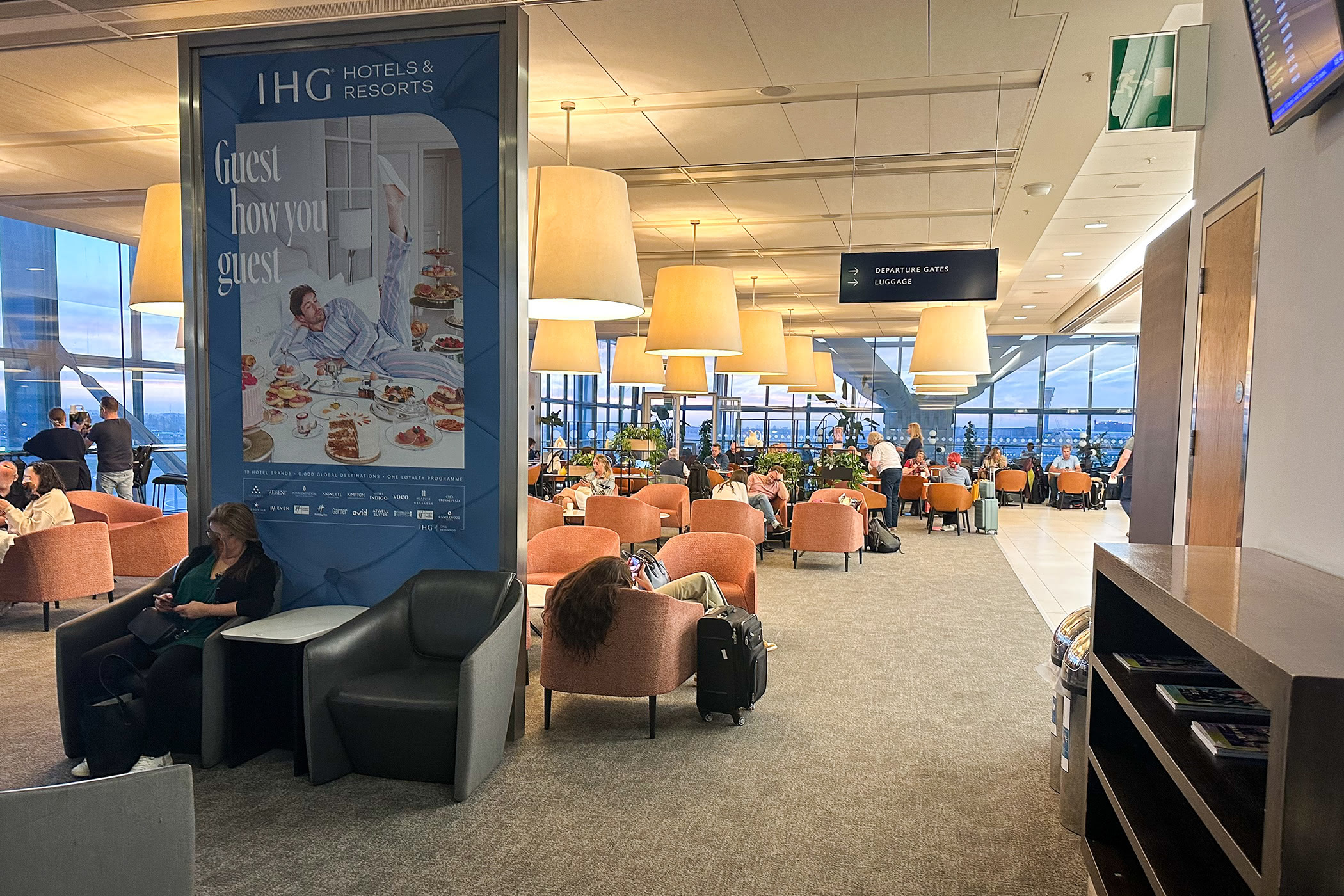 British Airways Galleries North Lounge Seating in Terminal 5