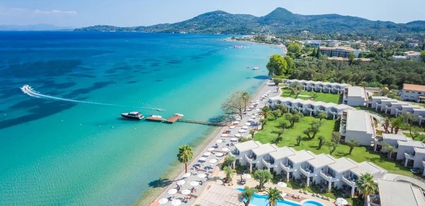 Domes Miramare Corfu Aeriel View