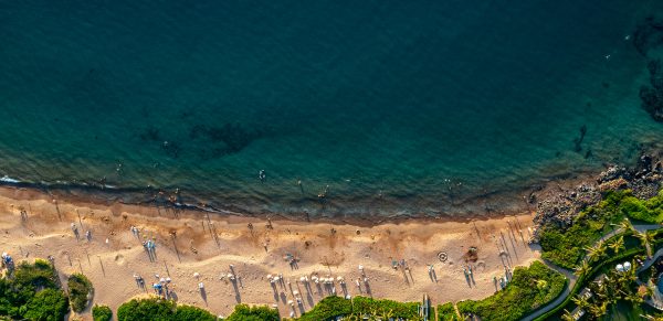 Wailea Beach Bordering Four Seasons Maui