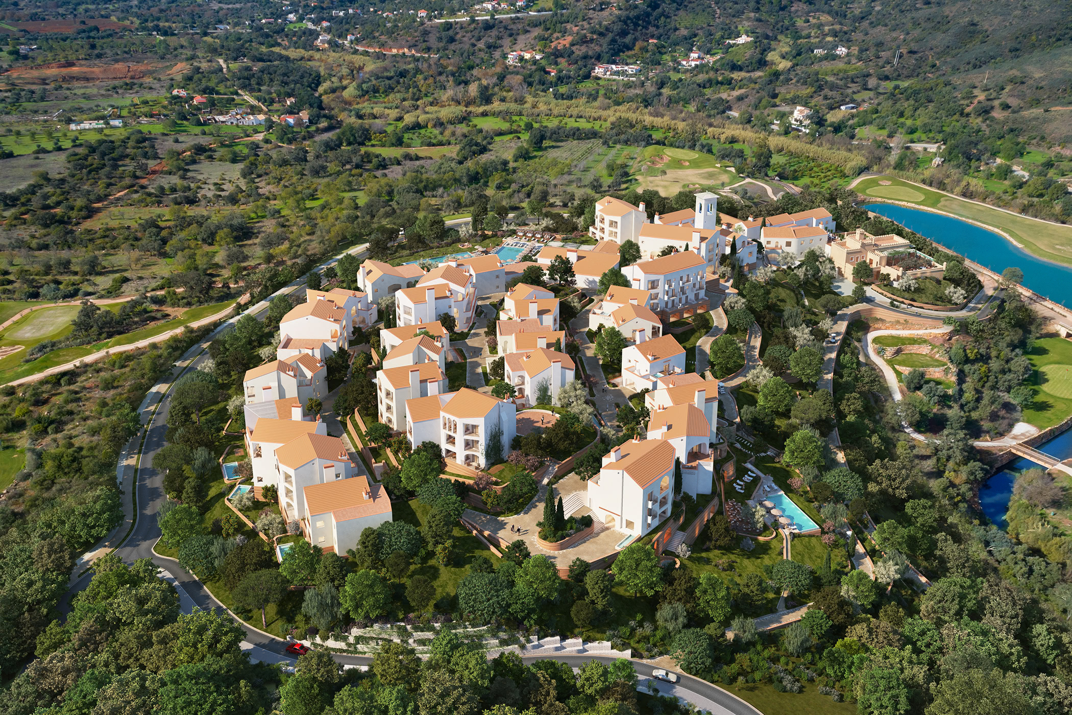 Viceroy at Ombria Algarve From Above