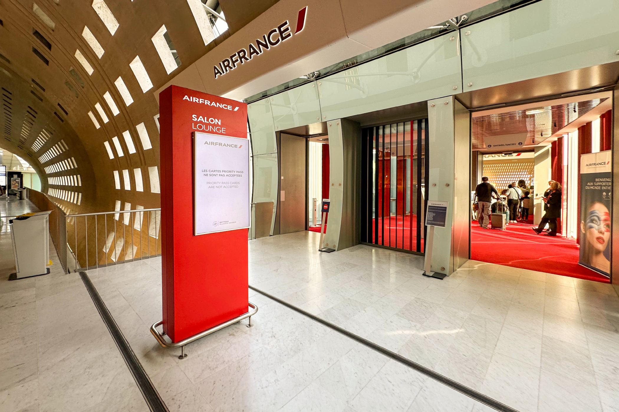 Air France Lounge Entrance