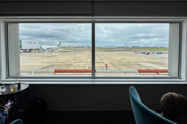 British Airways Terminal 3 Lounge View