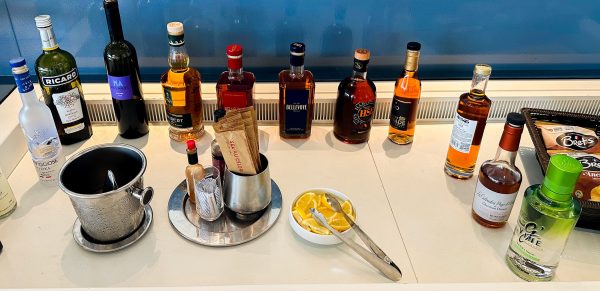 Air France Airport Lounge Spirits