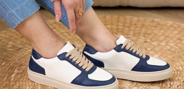 Cocorose London Vegan Navy Trainers