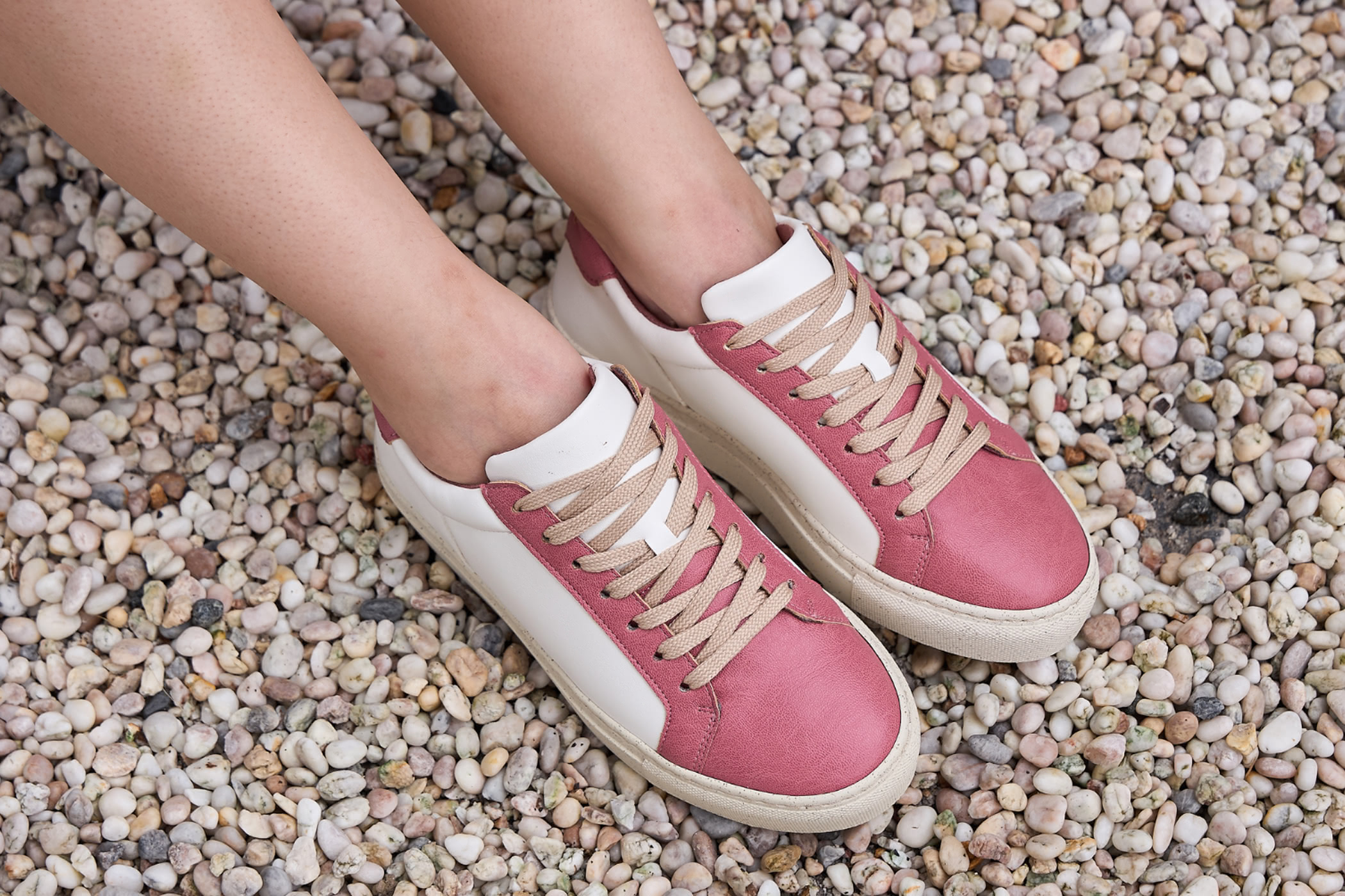 Cocorose London Vegan Rosa Trainers