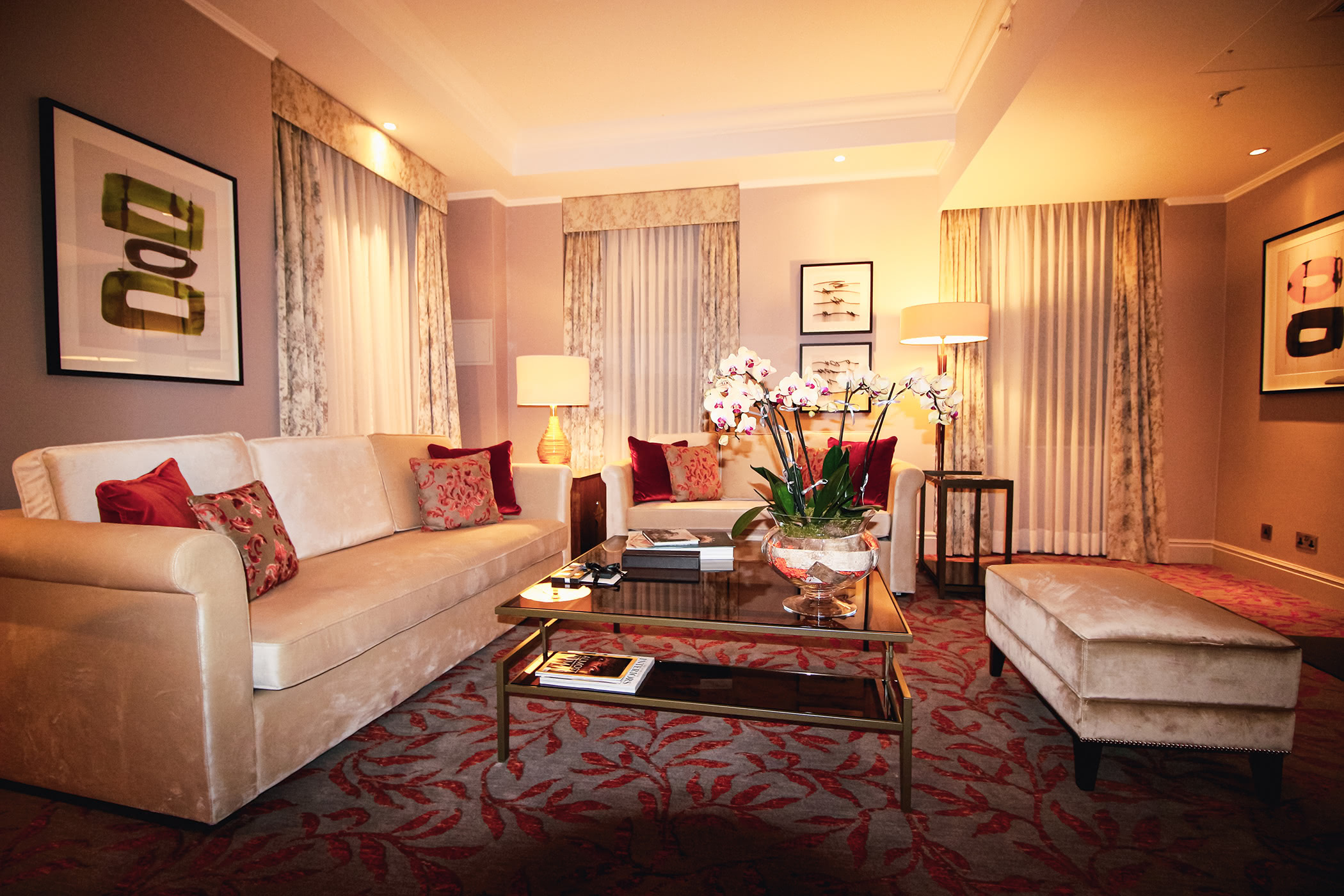 JW Marriott Grosvenor House London Suite Living Room