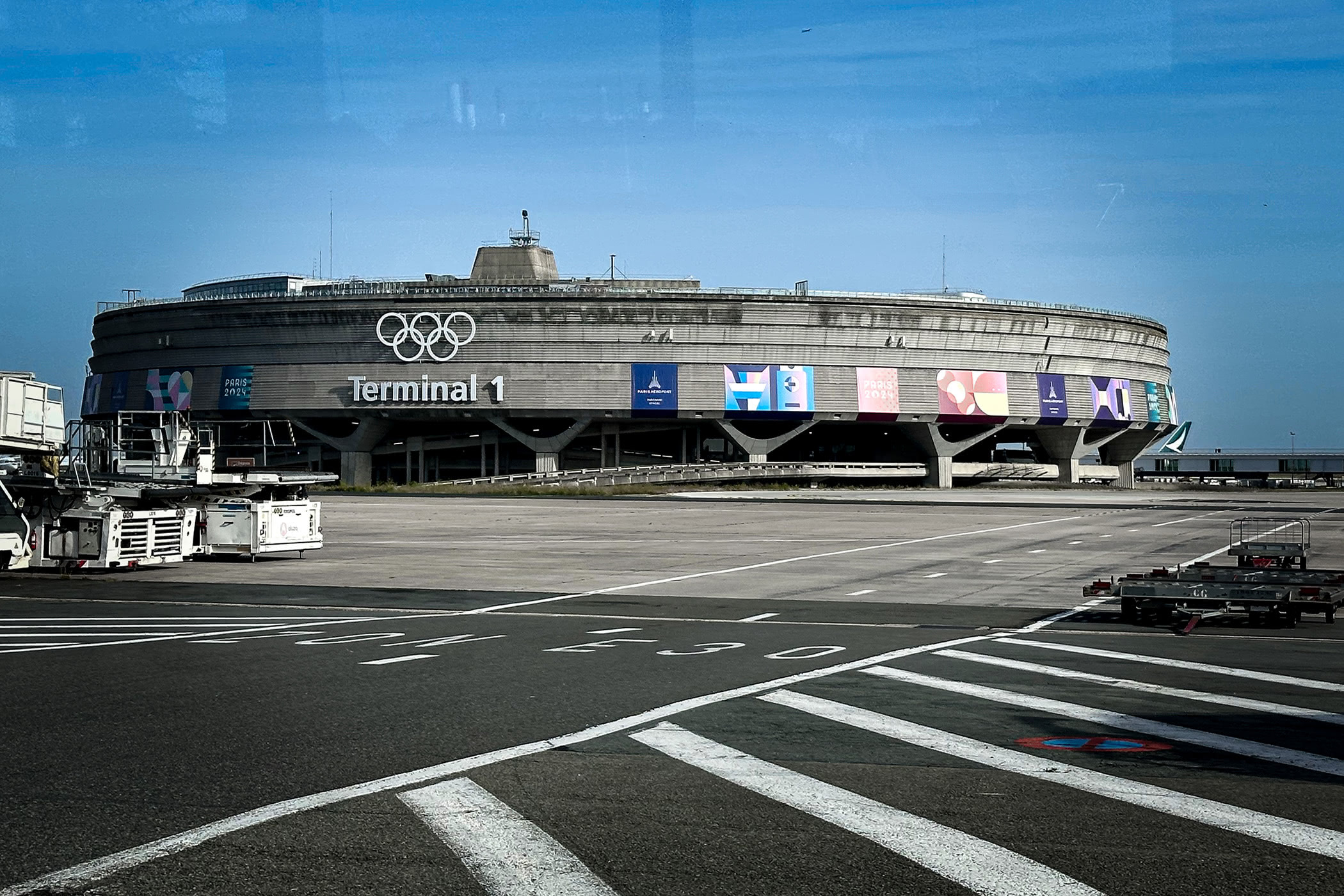 Ugly Concrete Terminal At Paris CDG Airport