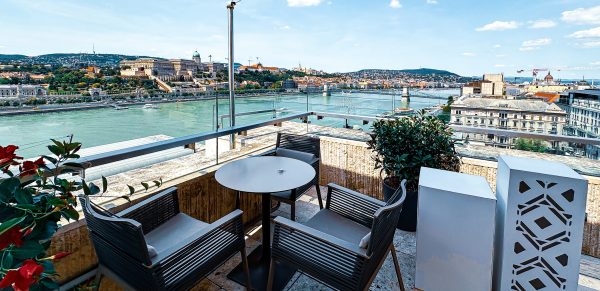 Budapest Marriot Rooftop Bar View