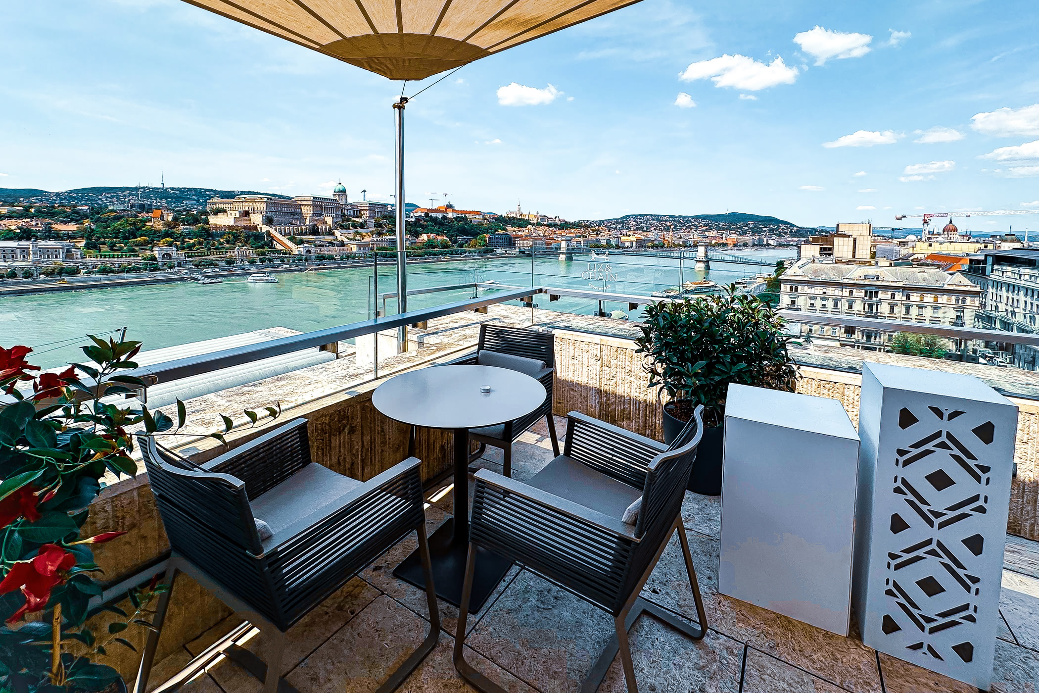 Budapest Marriot Rooftop Bar View