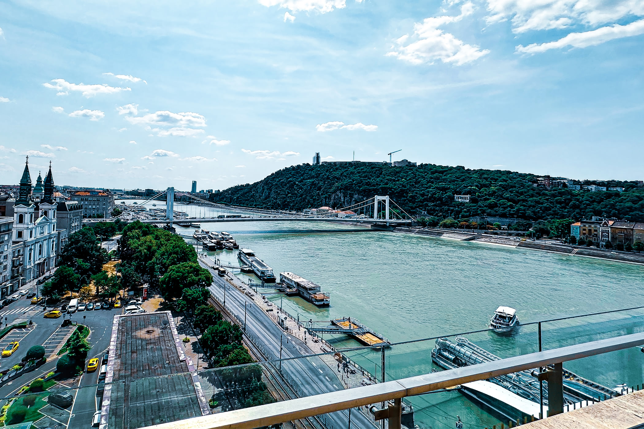 Budapest Marriot Room Balcony View