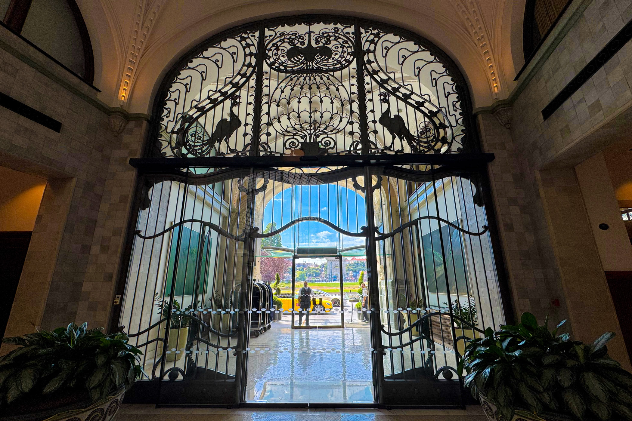 Four Seasons Budapest Interior Entrance