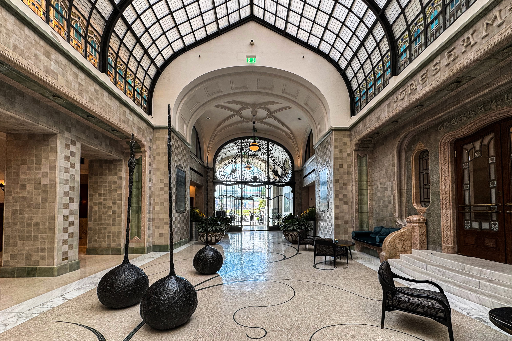 Four Seasons Budapest Lobby Decor