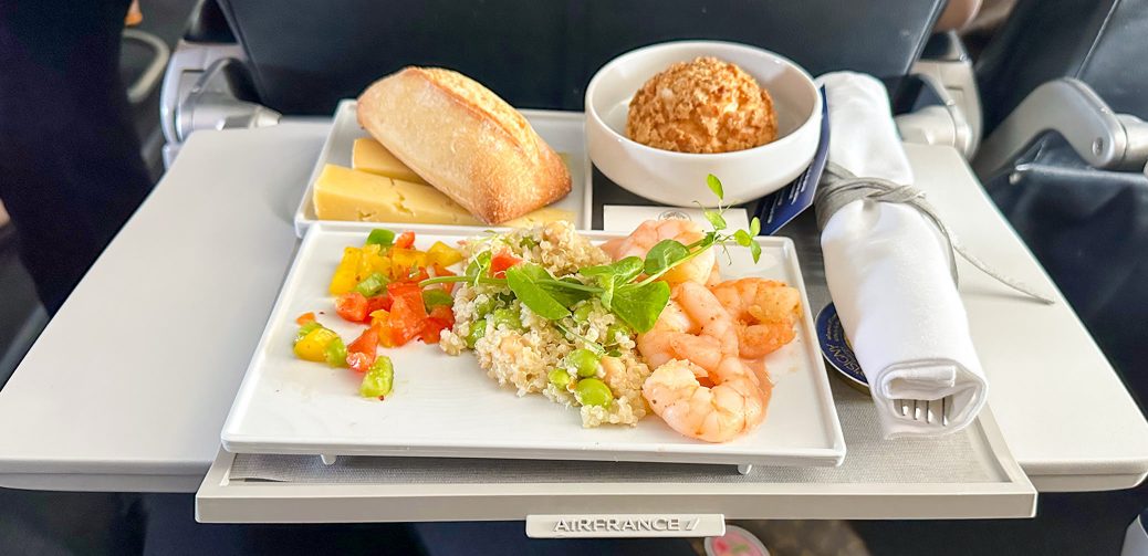 Air France Business Class Food