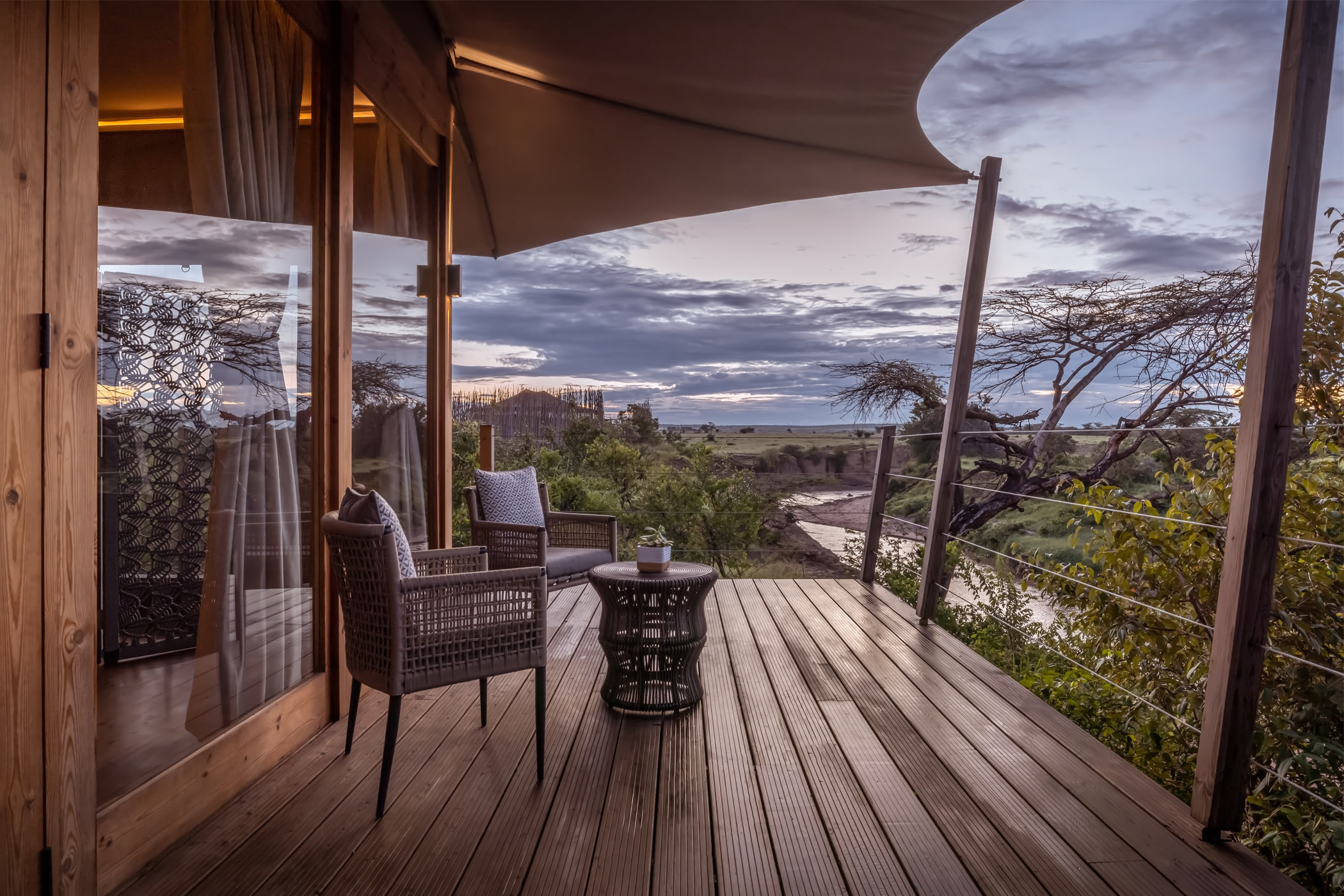 JW Marriott Masai Mara Lodge Deck Views