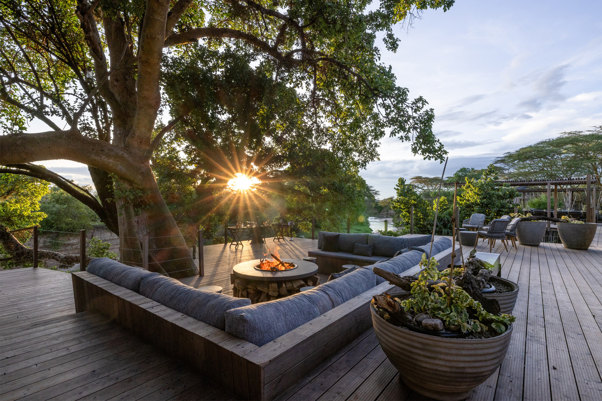 JW Marriott Masai Mara Lodge Sunset Deck