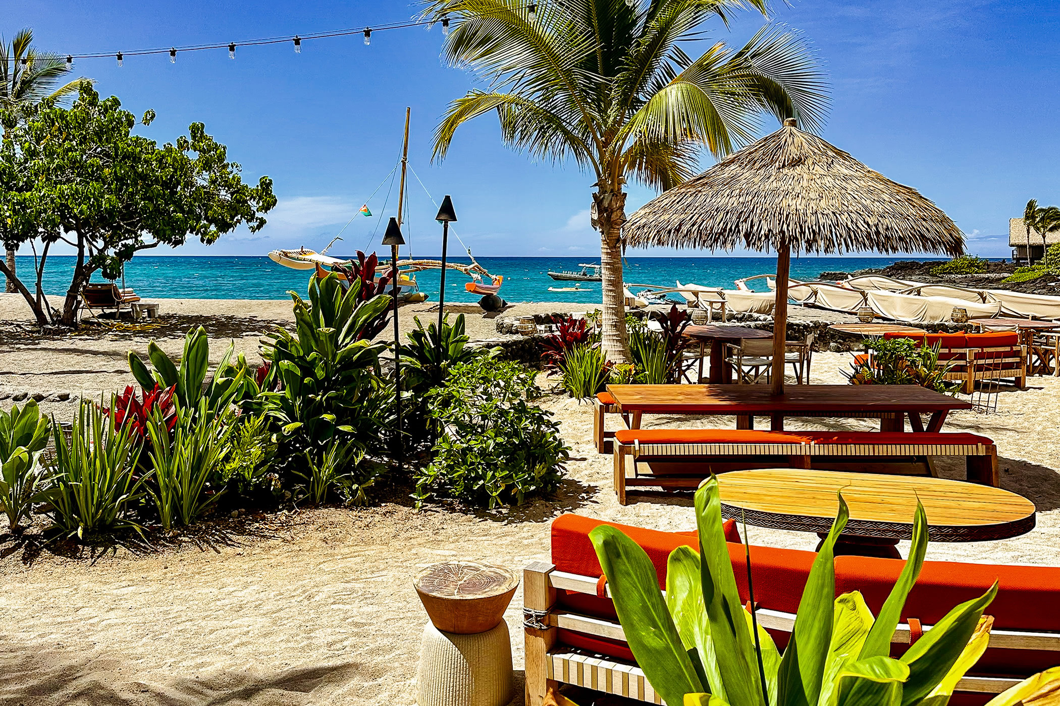 Rosewood Kona Village Beach Beach Beach Restaurant