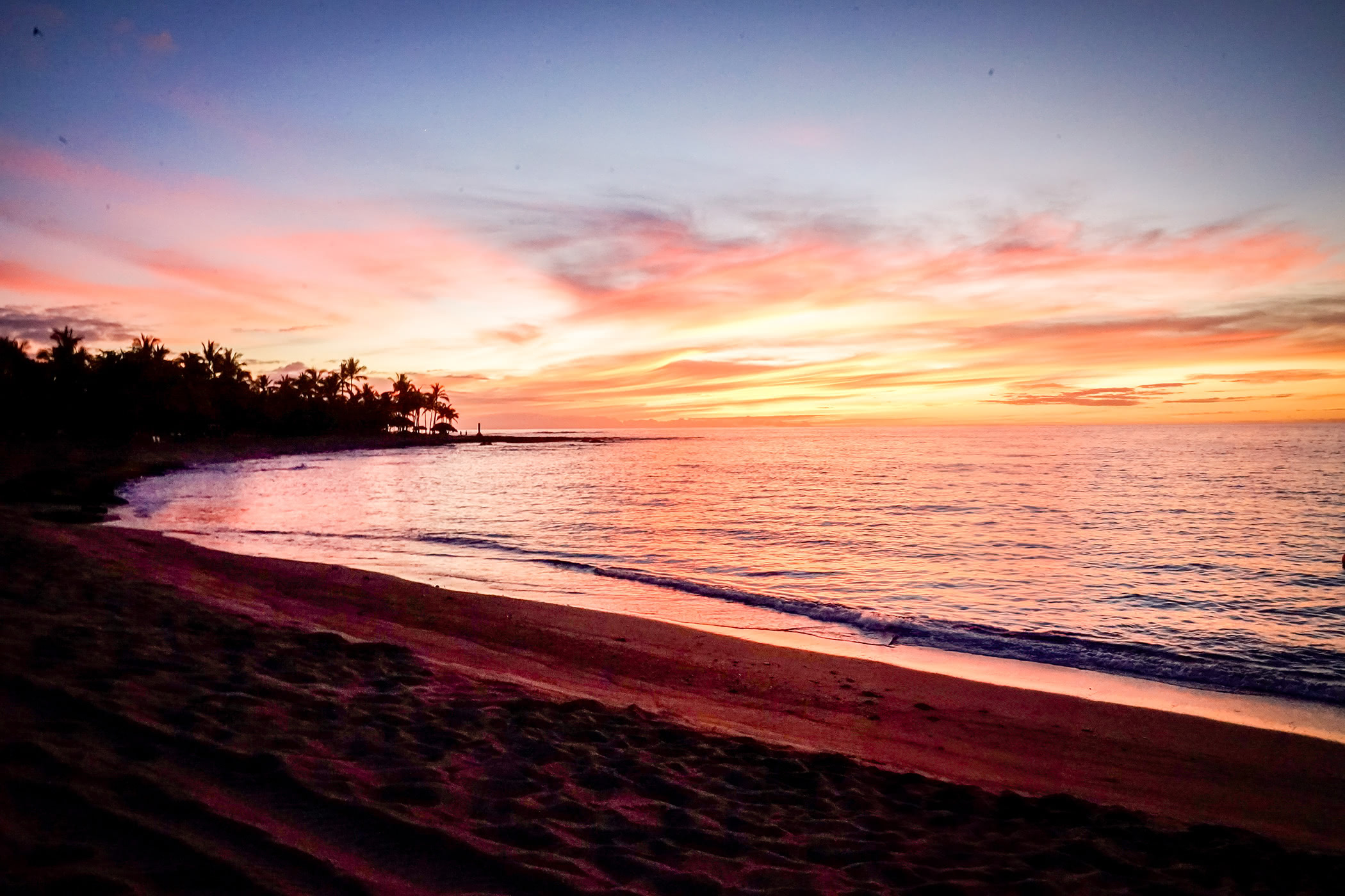 Rosewood Kona Village Sunset