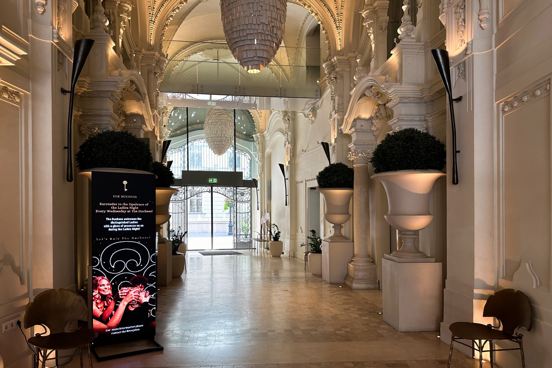 Matild Palace Budapest Lobby Entrance