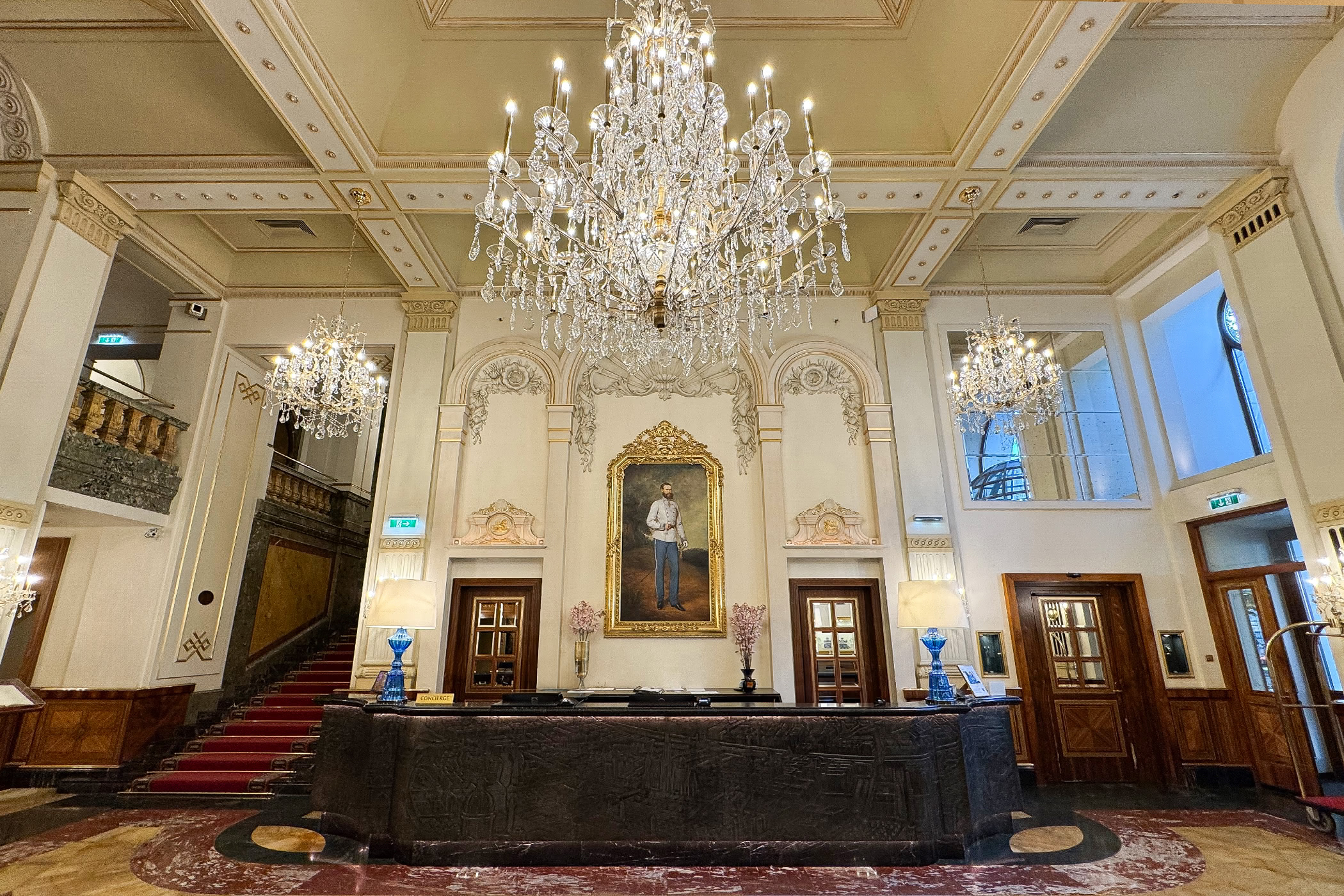 Hotel Imperial Vienna Lobby Reception Desk