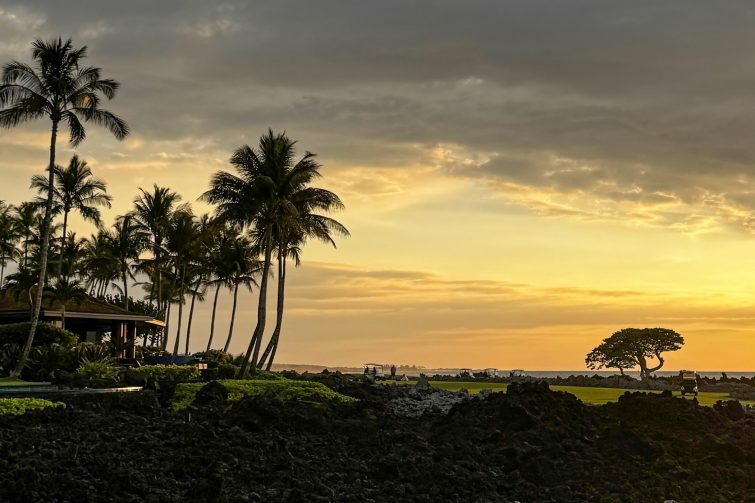 Four Seasons Hualalai Golf Course At Sunset