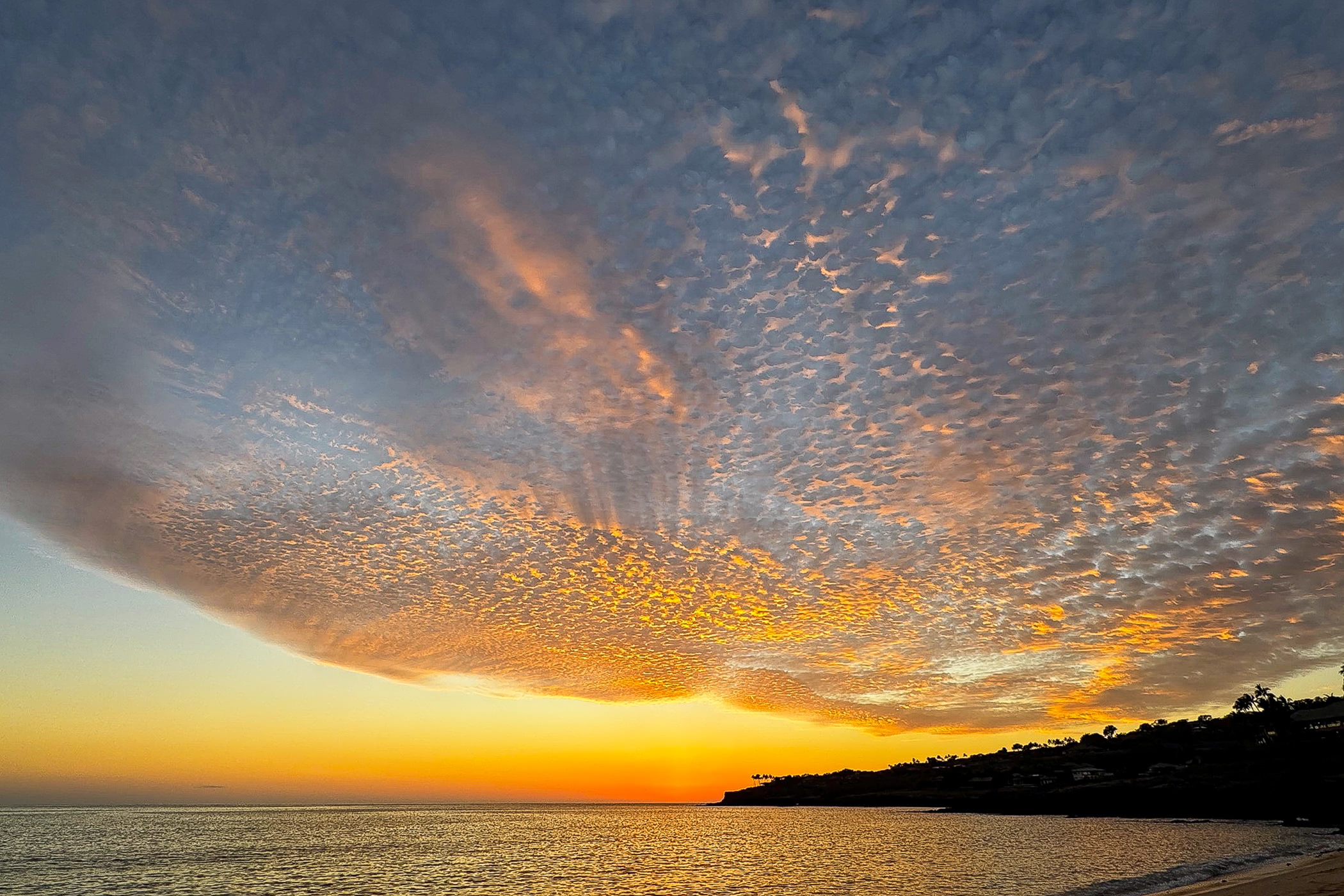 Four Seasons Lanai Sunset Over Ocean