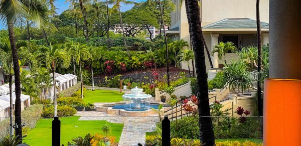 Four Seasons Maui View From Bar And Restaurant Over Grounds