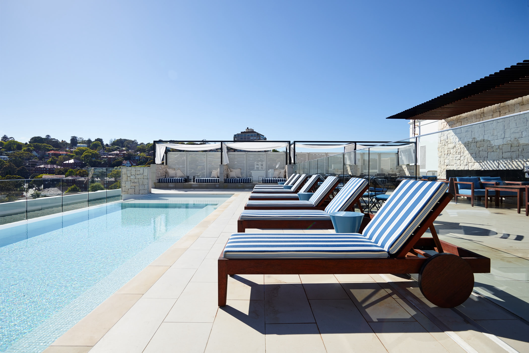 InterContinental Sydney Double Bay Pool Loungers