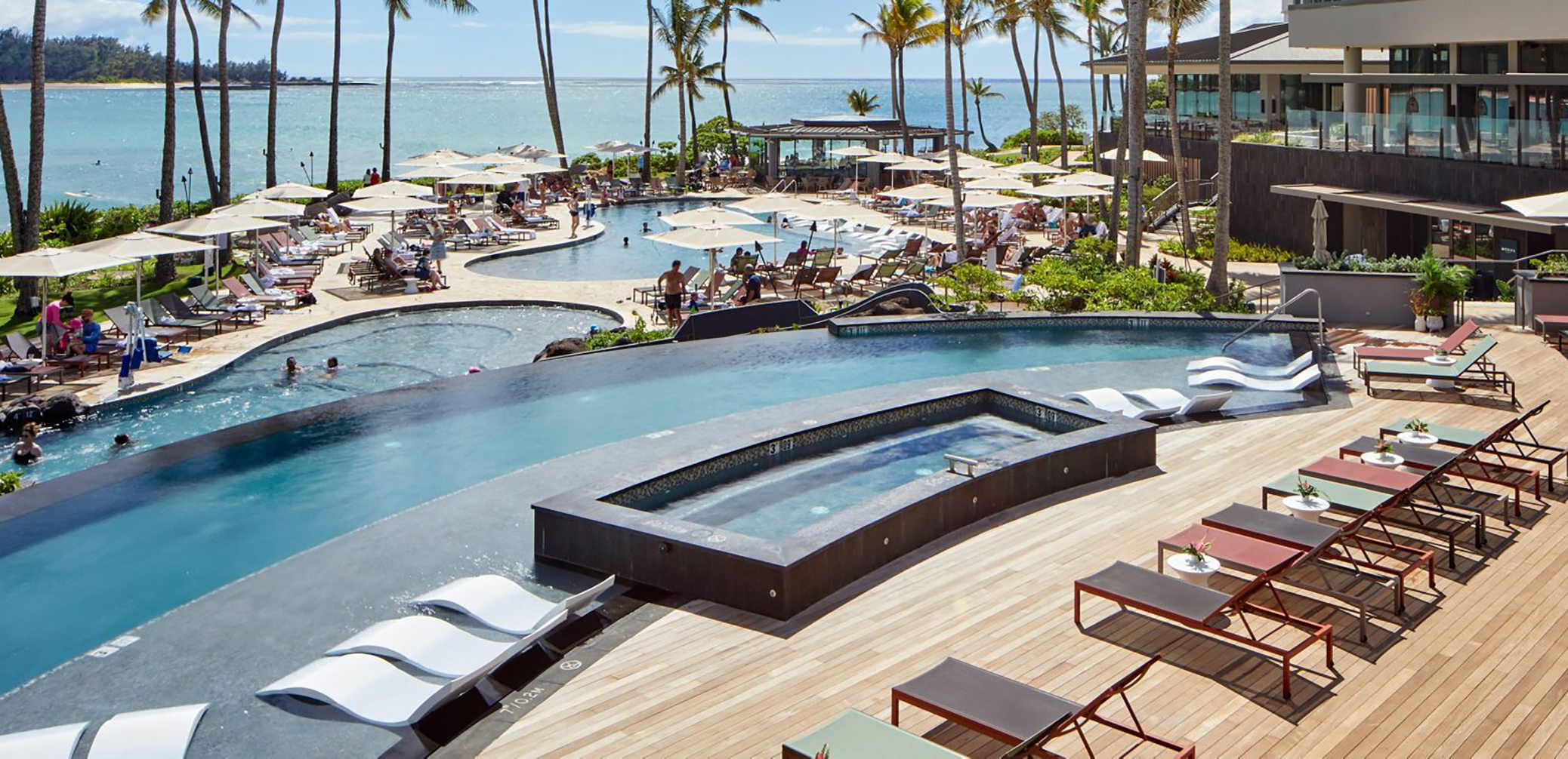 Ritz Carlton Turtle Bay Pool Deck