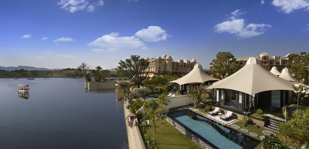 The Leela Palace Udaipur Spa Tent Lake View