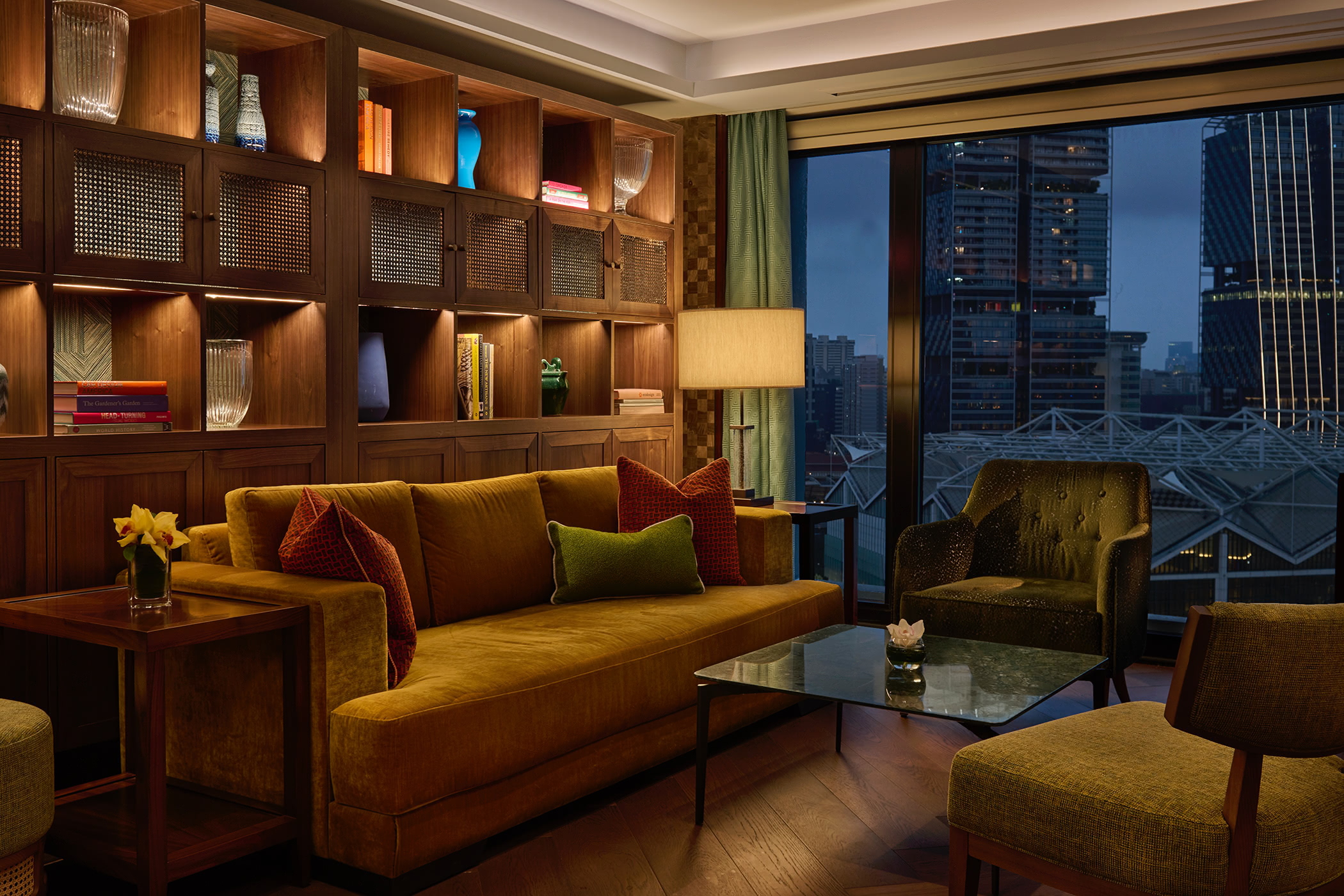  Mandarin Oriental, Singapore Club Lounge Library