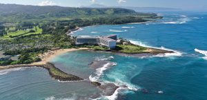 Aerial Of Turtle Bay Coastline